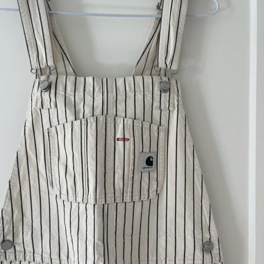 Carhartt gestreifte Latzhose