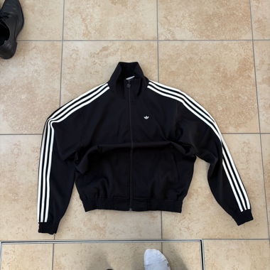 Adidas black track jacket size S/M