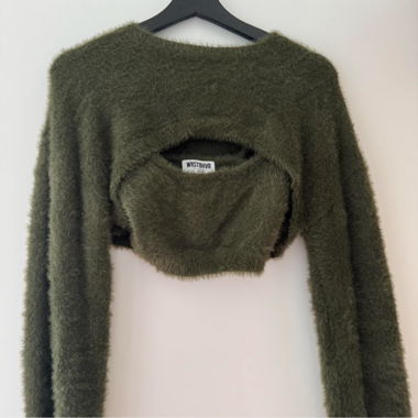 WRSTBHVR - Top in due pezzi verde