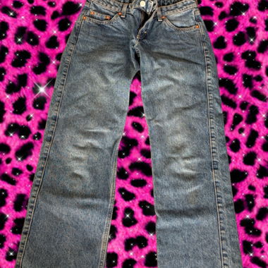 Jean droit bleu Weekday