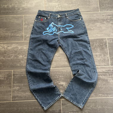 Y2k Japanese Bilionaire Boys running dog denim