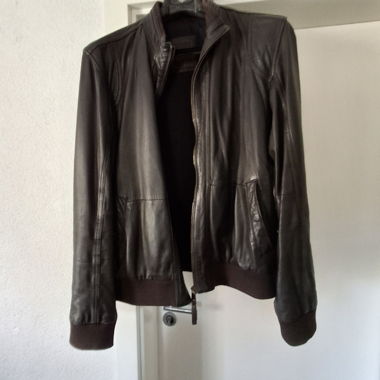 ESPRIT Dark Brown Leather Jacket
