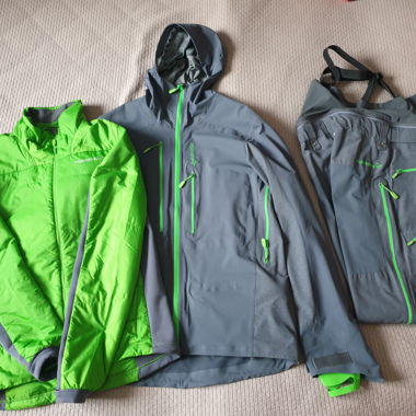 Norrona Lyngen Touren Jacke, Hose und Wärmejacke