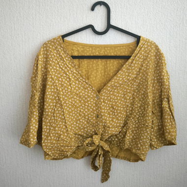 vintage style short sleeve summer top