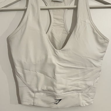 Top de sport Gymshark blanc Taille S