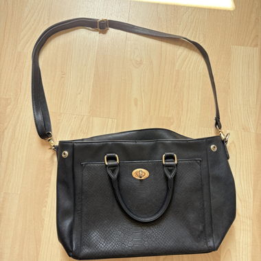 Borsa a tracolla nera Jennyfer