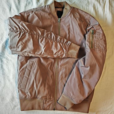 Veste bomber beige-brun XS