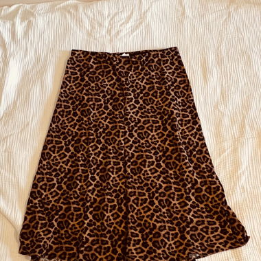 Gonna lunga stampa leopardo