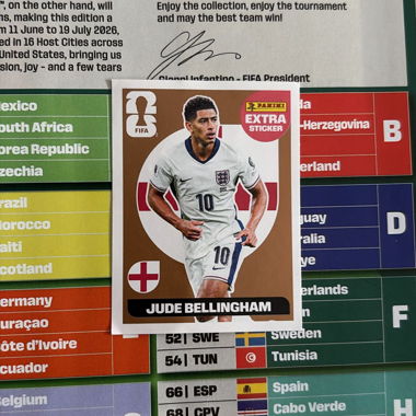 Autocollant Panini FIFA de Jude Bellingham