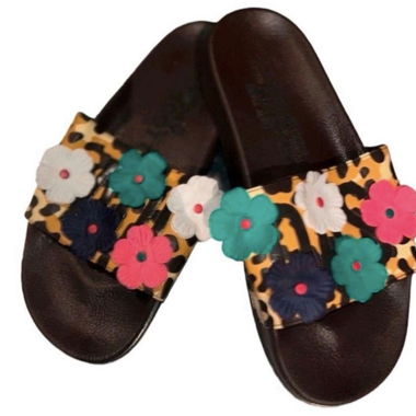 Adidas Jeremy Scott Leopard Adiletten Gr.7 (40)