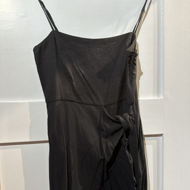 Wickelkleid schwarz