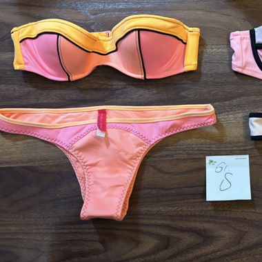 Set bikini Vivtoras Secret rosa/arancione
