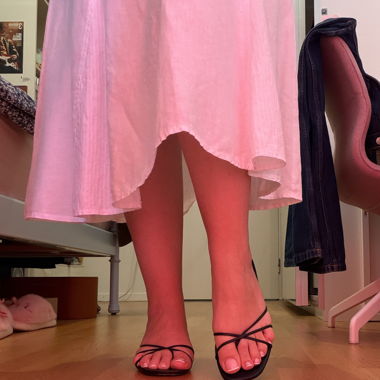 Sandalen mit Kitten-Absatz