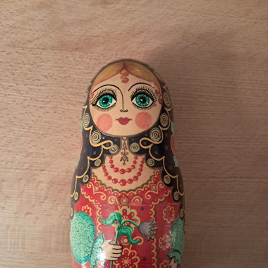 Original russische Matrjoshka aus den 90er-Jahren