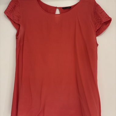 Rotes Damenblusentop