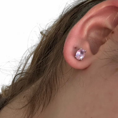 Pinke Ohrstecker