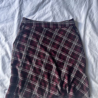 Checked Skirt