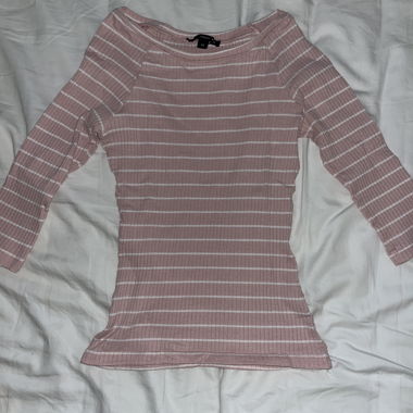 pink-white top