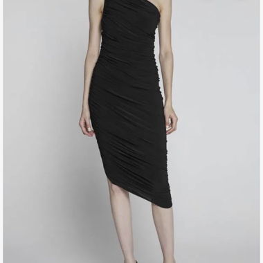 Norma Kamali black dress