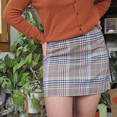 Jupe courte écossaise Miss Selfridge petite