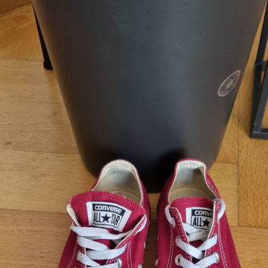 Bordeaux-roter Converse