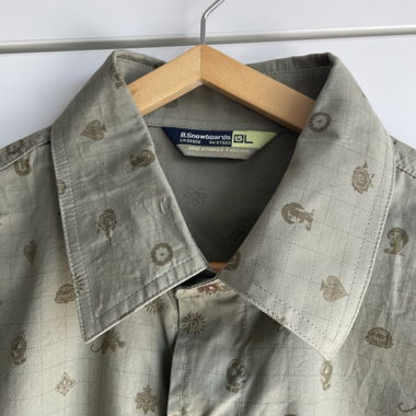 Burton Sommerhemd helles Khaki