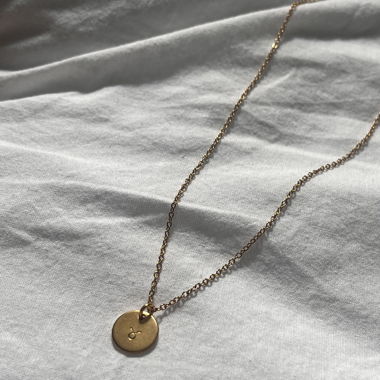 Collana dorata - ciondolo stella