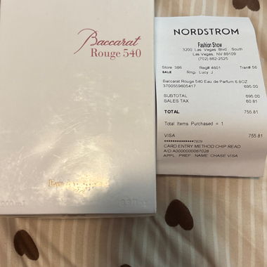 Profumo Baccarat Rouge 540