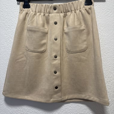 Jupe beige avec poches