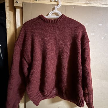 Roter Pullover