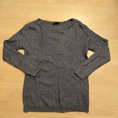 100% Kaschmir Pullover grau C&A