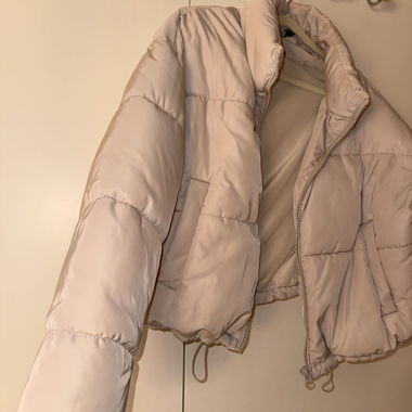 Beige Puffer Jacket