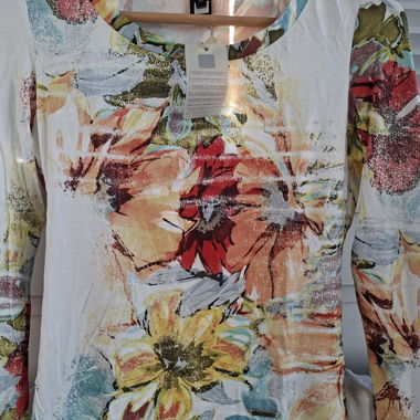 Haut en viscose floral Roberto Cavalli