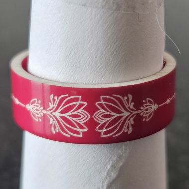 Mood Polymer Add-on pink/mandala, size 52