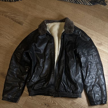 Vintage Leder Jacke