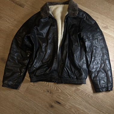 Vintage Leder Jacke