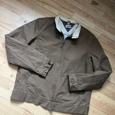 Veste pour homme Tommy Hilfiger marron avec col