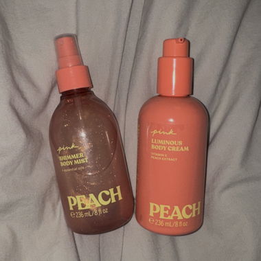 Lot soin corps Peach 
