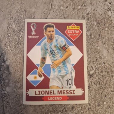 Panini Sticker Messi