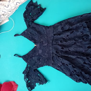 Kleid blau