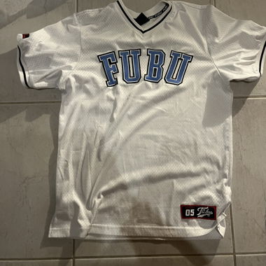 T‑shirt mesh FUBU blanc