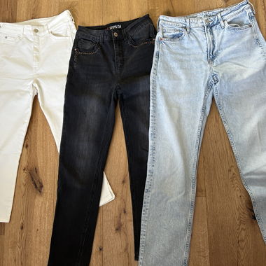 Jeans-Set mit 3 Hosen