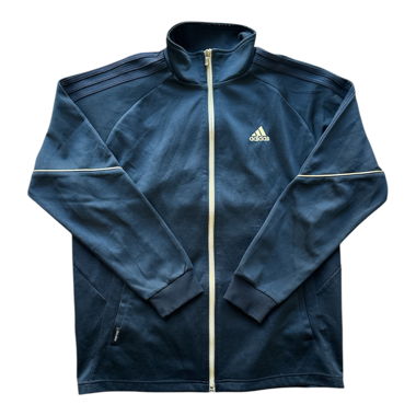 Vintage Black and gold adidas track suit 