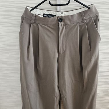 Pantaloni beige Zara taglia S
