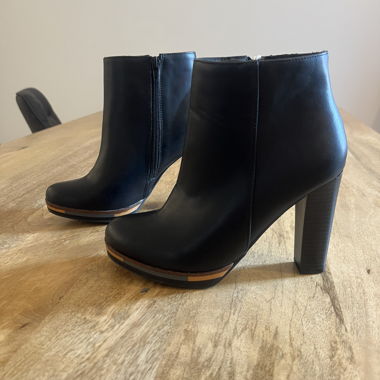 Black Heeled Ankle Boots