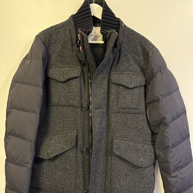 Giacca Moncler imbottita in lana