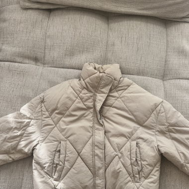 Winterjacke beige Bershka