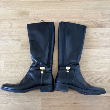 Bottes Geox en cuir noir