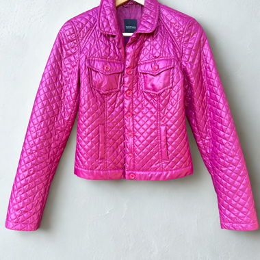 Veste matelassée rose