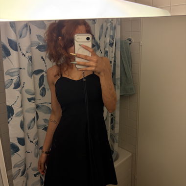 Black Spaghetti Strap Dress